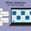 Winter Sentences For S And Z Sounds