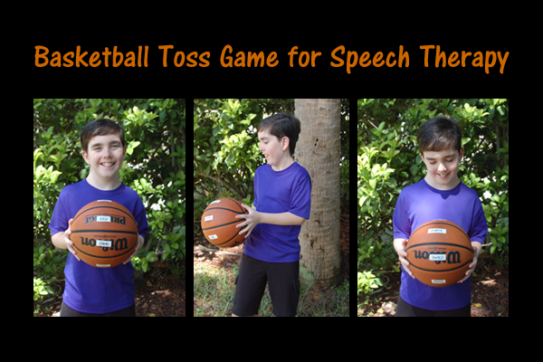 Basketball Toss Game for Speech Therapy