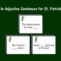 Fill In The Adjective Sentences For St. Patrick’s Day