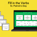 Fill In The Verb Sentences For St. Patrick’s Day