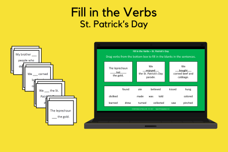 Fill In the Verb Sentences for St. Patrick's Day