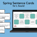 Spring Sentences For L Sound