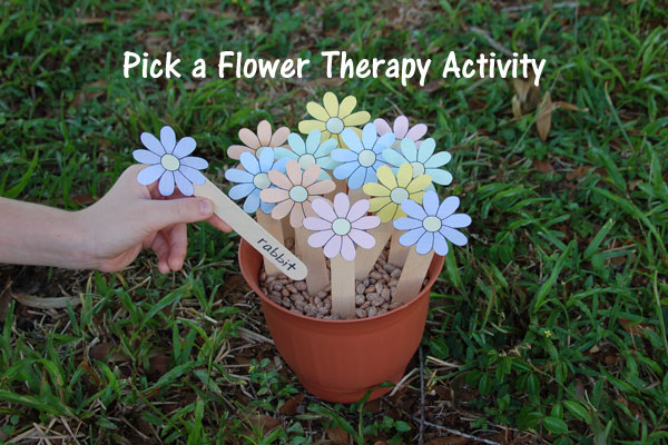 Pick A Flower Therapy Activity