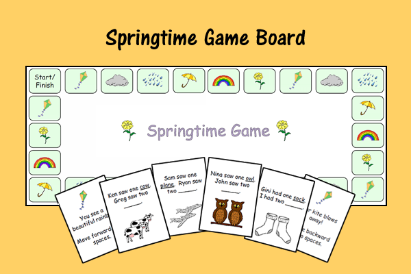 Springtime Game Board