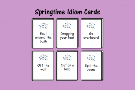 Springtime Idiom Cards