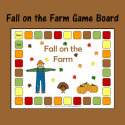 Fall On The Farm Game Board