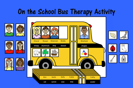 On the School Bus Speech and Language Therapy Activity