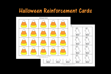 Halloween Reinforcement Cards