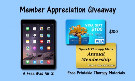Member Appreciation Giveaway - iPad Air 2, Visa Gift Card, Annual Membership