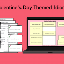 Valentine’s Day Themed Idiom Cards And Worksheets