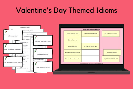 Valentine's Day Themed Idioms