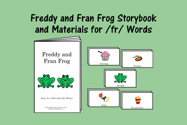 Freddy And Fran Frog Storybook And Materials For /fr/ Words