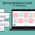 Spring Sentences For SH Sound