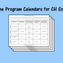 Home Program Calendars For “CH” Sound