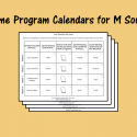Home Program Calendars For M Sound