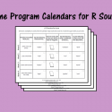 Home Program Calendars For R Sounds