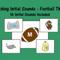Matching Initial Sounds – Football Theme