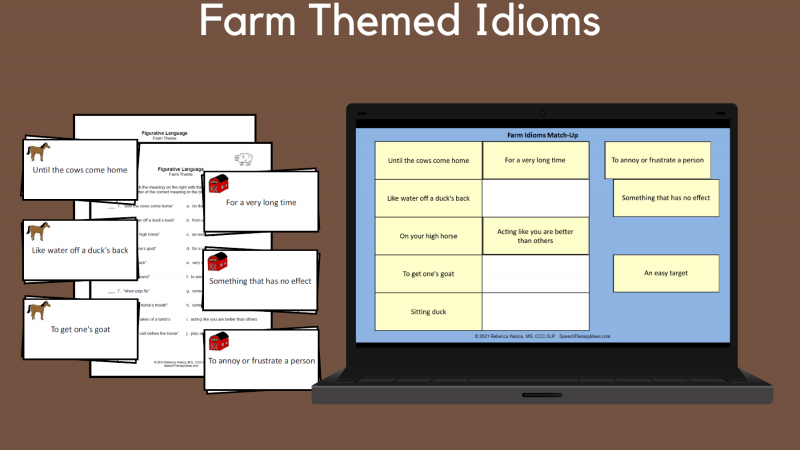 Farm Themed Idioms