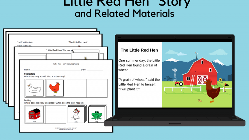 Little Red Hen Story And Related Materials