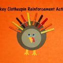 Turkey Clothespin Reinforcement Activity