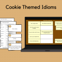 Cookie Themed Idiom Cards And Worksheet