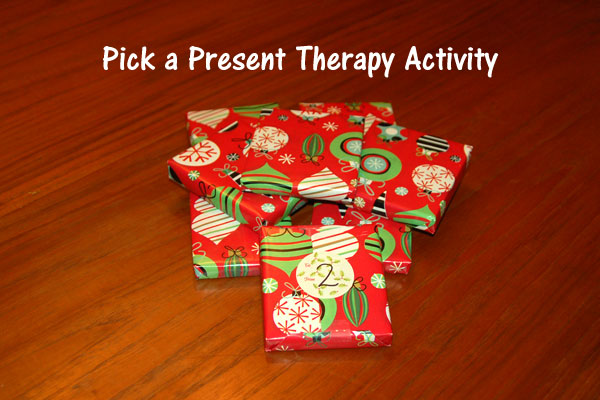 Pick A Present Therapy Activity
