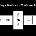 Antonym Dominoes – Word Level Easy