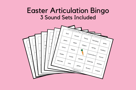 Easter Articulation Bingo