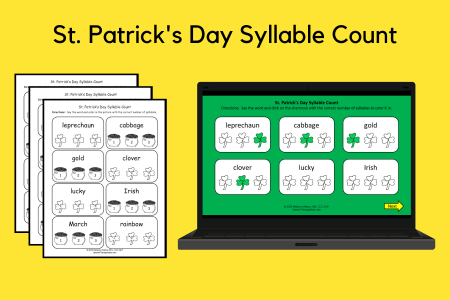 St. Patrick's Day Syllable Count