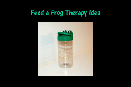 Feed a Frog Therapy Idea