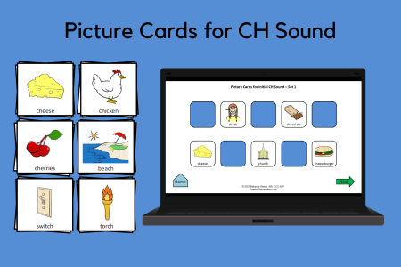 Picture Cards for CH Sound