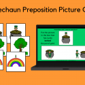 Leprechaun Preposition Picture Cards