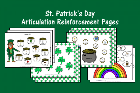 St. Patrick's Day Articulation Reinforcement Pages