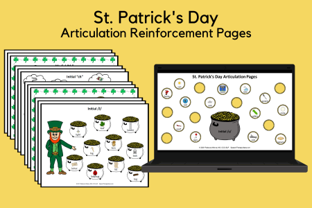 St. Patrick's Day Articulation Reinforcement Pages