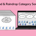 Cloud And Raindrop Category Sorting