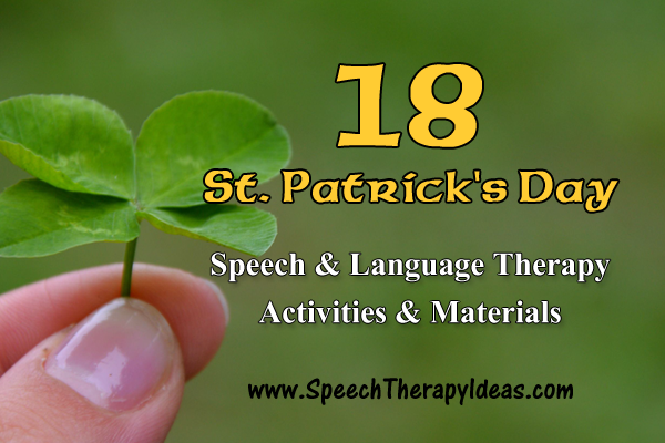 18 St. Patrick’s Day Therapy Activities And Materials