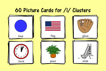Picture Cards for /l/ Clusters