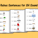 Rebus Sentences For SH Sound