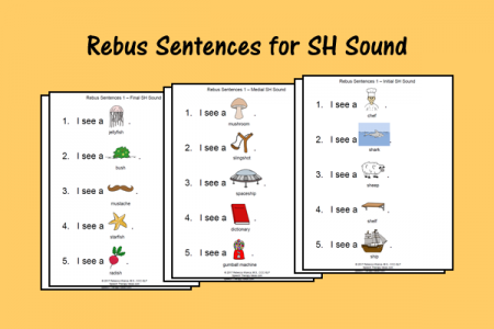 Rebus Sentences for SH Sound