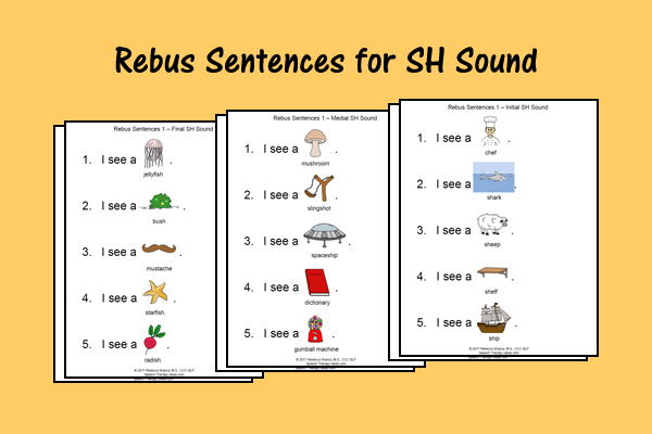 Rebus Sentences for SH Sound