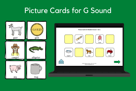 Picture Cards for G Sound