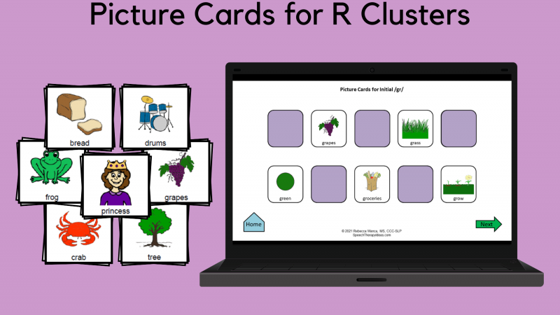 Picture Cards For R Clusters