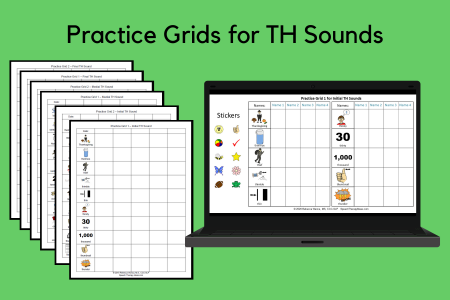 Practice Grids for TH Sounds