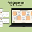 Fall Sentences For TH Sounds