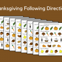 Thanksgiving Following Directions Activity