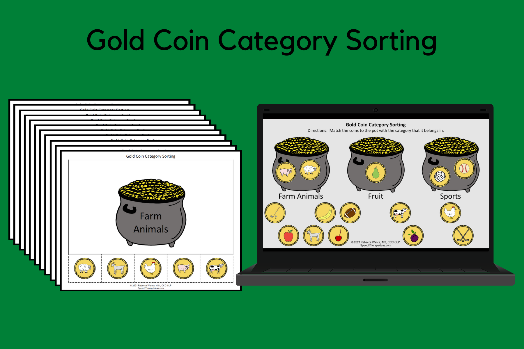 Gold Coin Category Sorting
