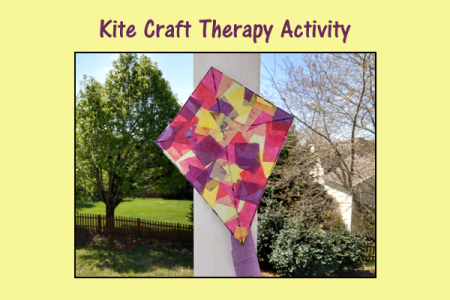 Kite Craft Therapy Activity