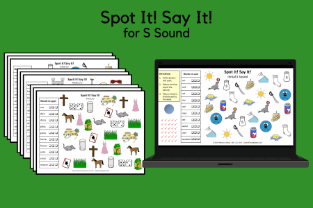 Spot It! Say It! for S Sound