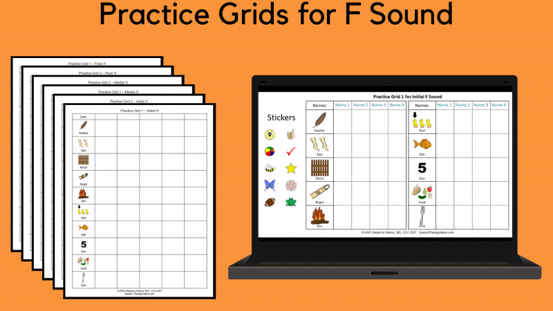Practice Grids For F Sound