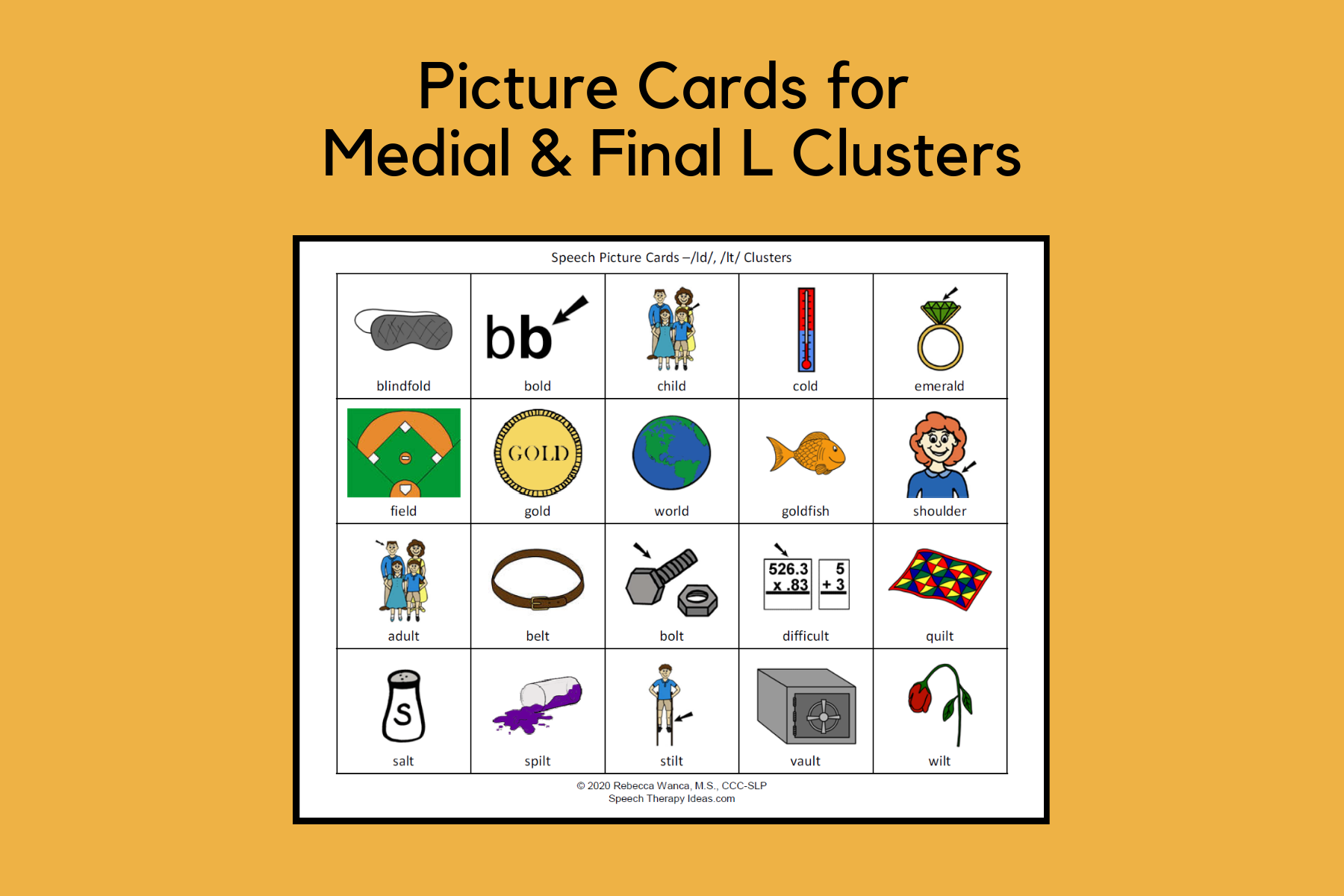 Speech Speech Therapy Ideas